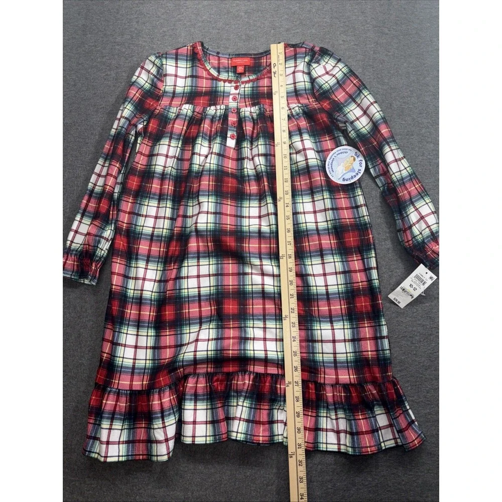 Little & Big‎ Kids Winterton Plaid Matching Family Pajamas Nightgown Large 10/12